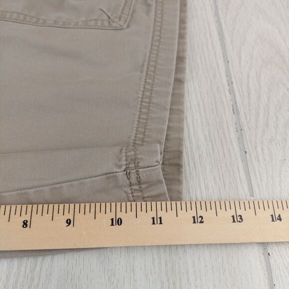 North Face Cargo Shorts Mens 40 Khaki Tan Outdoor Hiking Camping Dad Work Casual - Picture 7 of 7